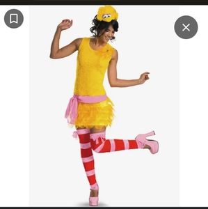 Women's Small Big Bird Costume Sesame Street